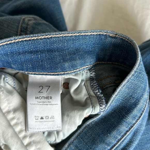 Mother the pixie dazzler ankle fray in wash beginners luck *flawed - Picture 7 of 16
